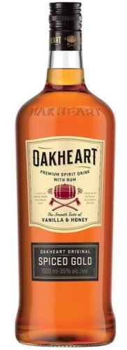 Оакхарт Ориджинал Спайсд Голд с ромом 35% 1л. Коктейль Россия