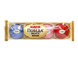 Конфеты Победа вкуса трюфели с марципаном 60г
