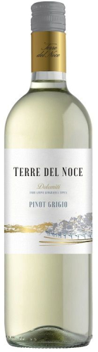 Доломити Терре дель Ноче Пино Гриджио сухое белое 0,75л. Вино Италия