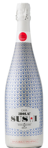 КАВА ОЛА СУШИ Органик белое брют 0,75л.Вино игристое Испания