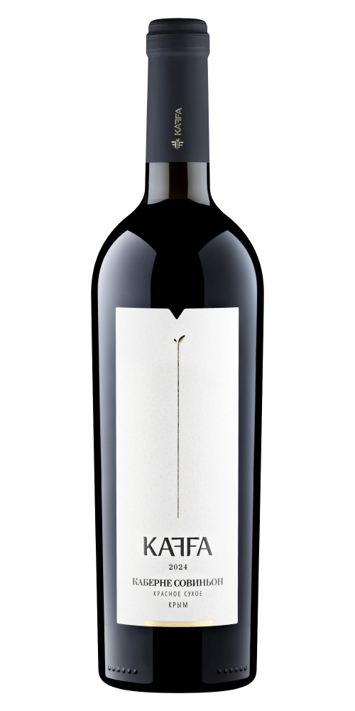 Каберне Совиньон Каффа красное сухое 0,75л. Вино Россия