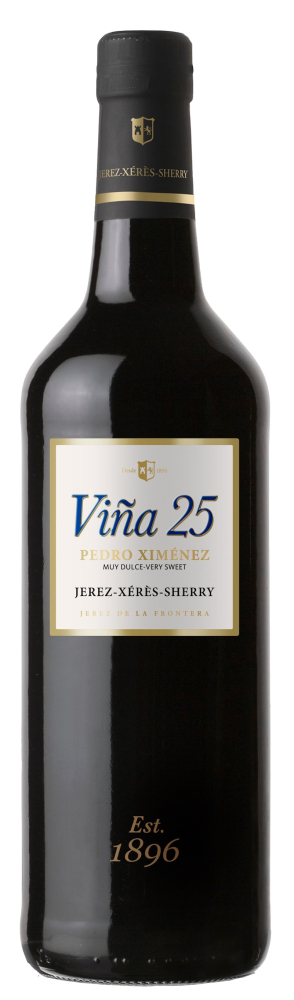 Херес "Винья 25" Педро Хименес 0,75л. Вино ликерное. Испания