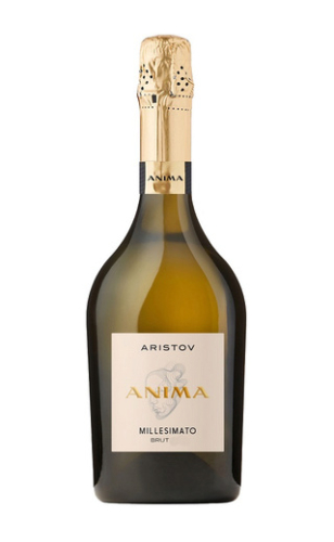 Кубань.Таманский полуостров &quot;Аристов Анима Миллезимато&quot; брют белое 0.75л. Игристое Вино Россия