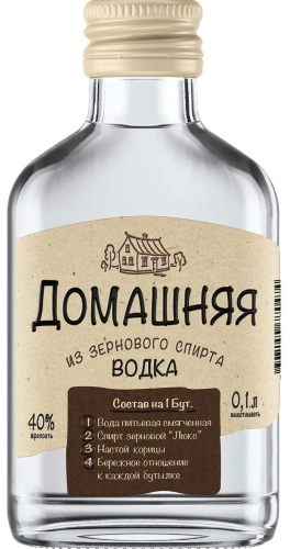 Питейный дом Домашняя 0,1л. Водка Россия