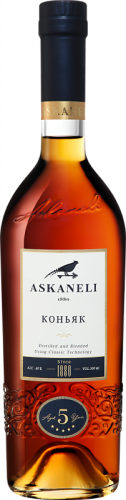 Асканели пятилетний 0,5л. Коньяк Грузия