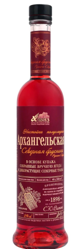 Архангельская Северная Брусника Ручного Сбора 0,5л Настойка п/сладкая Россия