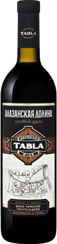 Алазанская Долина серия Табла красное п/сладкое 0,75л. Вино Кахет.трад.винод/Грузия
