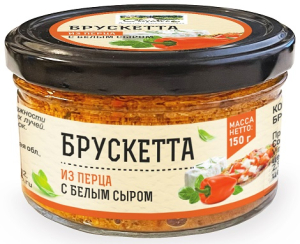 Брускетта из перца с белым сыром 150г ст/банка