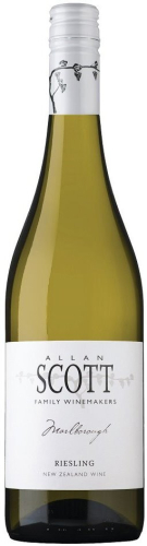 Мальборо. Аллан Скотт. Рислинг белое п/сухое  0,75 л. Вино Новая Зеландия