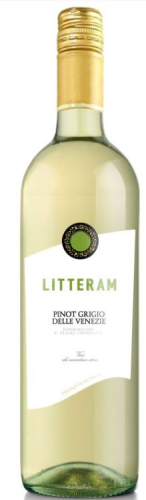 ЛИТТЕРАМ Пино Гриджио Делле Венецие белое сухое 0,75л. Вино Италия