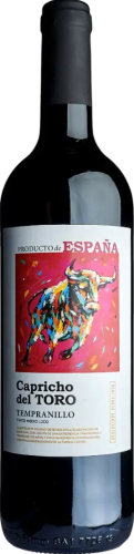 Капричо дель Торо Темпранильо 0,75л красное п/сухое Вино. Испания