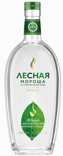 МОРОША на минеральной воде Карелии уровень мягкости №1  0,7л  Водка Россия