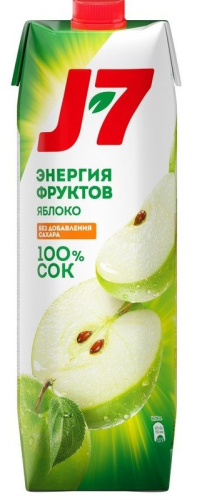 J7 Яблоко зеленое Сок 0,97л.
