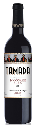Тамада Мукузани красное сухое 0,75л. Вино Грузия