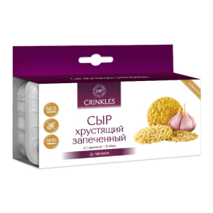 Сыр хрустящий запеченный с чесноком 18гр.