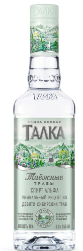 Талка Таежные Травы 0,5л Водка особая Россия