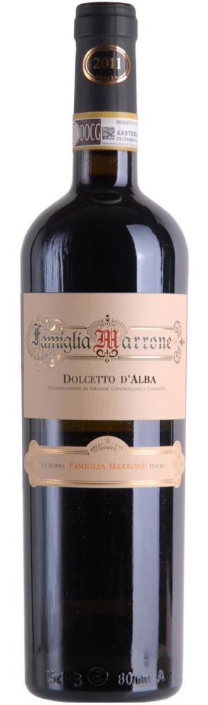 Дольчетто Д'Альба 0,75л красное сухое (Марроне). Вино Италия