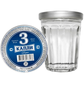 Три капли 0,1л. Водка Россия