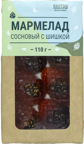 Мармелад  Сосновый с шишкой 110г