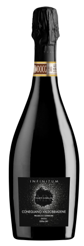 Просекко Супериоре Конельяно Вальдоббьядене Инфинитум Экстра Драй Белое 0,75л. Игристое Вино Италия