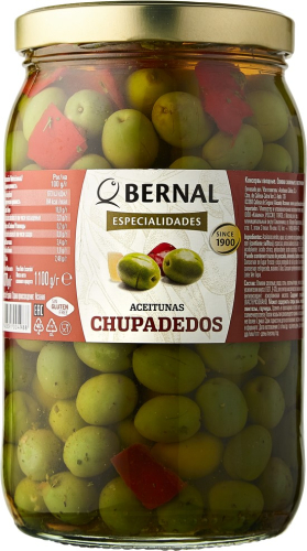 Оливки CHUPADEDOS, BERNAL  с/к 1870 г
