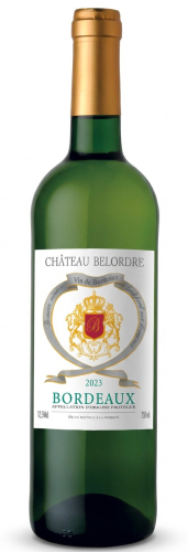 Шато Белёрдр Бордо белое сухое 0,75л. Вино Франция