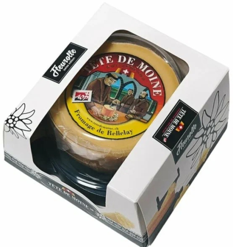 Сыр Тет де Муан 51% жир т.м.Margot Fromages 400г подарочный комплект