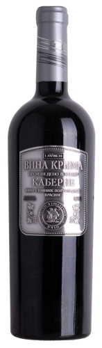 Каберне серия Вина Крыма красное п/сладкое 0,75л. Вино Россия