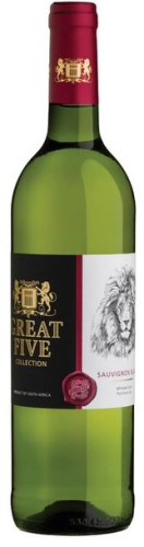 Грэйт Файв Совиньон Блан белое п/сухое вино 0,75л. Вино ЮАР