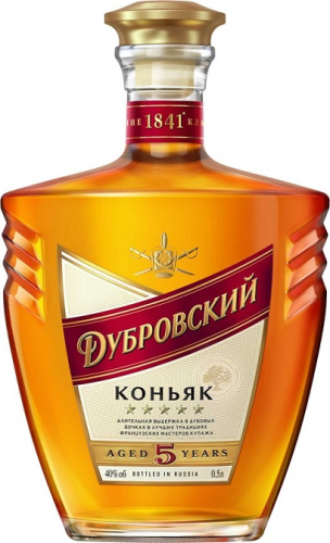 Дубровский 5лет 0,5л Коньяк Россия