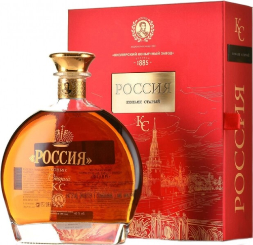 Россия КС серия Хелиос 0,7л. Коньяк марочный (АО ККЗ). Россия