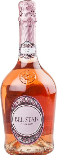 Бельстар Кюве Розе Экстра Драй розовое 0,75л.Игристое Вино Италия