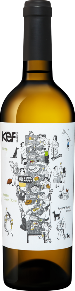 Кеф Бай Карас белое сухое 0,75л. Вино Армения