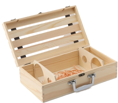 Ящик для хранения вина на 2 бутылки &quot;Феррара&quot; 35х20 см (3972299)