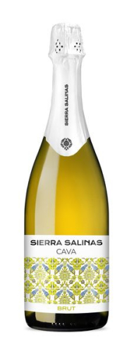 Кава Сьерра Салинас брют белое 0,75л. Игристое вино Испания