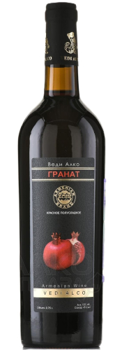 Веди Алко Гранат красное п/сладкое 0,75л.Вино плодовое Армения