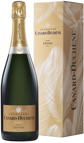 Шампань Канар-Дюшен Кюве Леони белое брют 0.75л в п/уп.Вино Игристое Франция