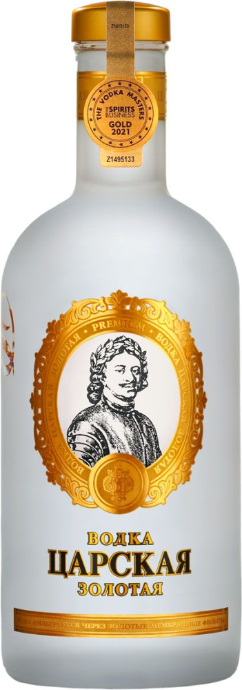 Царская Золотая 0,7л Водка Россия