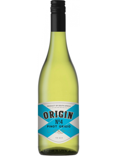 Ориджин Пино Гриджио №4 белое сухое 0,75л. Вино Южная Африка