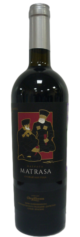 Матраса сухое красное 0,75л. Вино ЗГУ "Дагестан". Россия