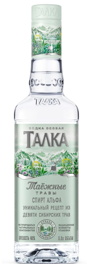 Талка Таежные Травы 0,5л Водка особая Россия