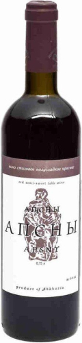 Апсны 0,75л красное п\сладкое Вино Абхазия