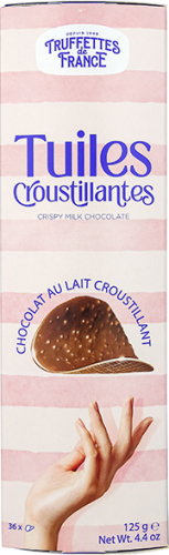 Чипсы CHOCMOD Truffettes de France Crunchy Milk Toffee Salt Chocolate из молочного шоколада125г