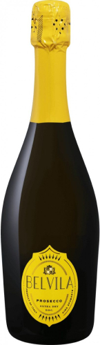 Белвила Просекко Спуманте Экстра Драй сухое белое 0,75л. Игристое Вино Италия