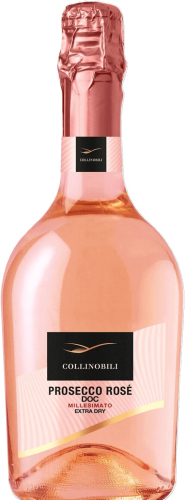 Просекко Розе Миллезимато серия Коллинобили брют розовое 0,75л. Вино игристое Италия