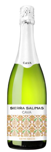 Кава Сьерра Салинас белое п/сухое 0,75л. Игристое вино Испания