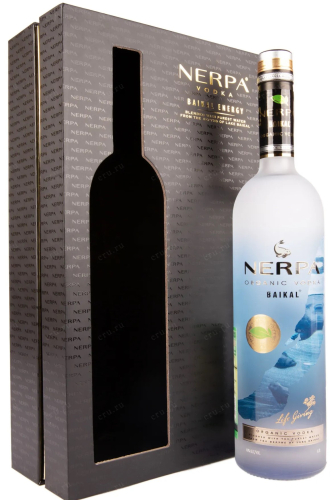 НЕРПА ОРГАНИК/NERPA ORGANIC  0,7л п/уп + 2 стопки Водка Россия