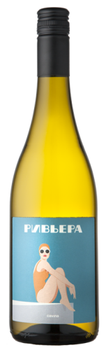 Ривьера белое сухое 0,75л. Вино Россия