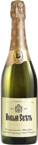 Российское шампанское выдержанное п/сладкое белое &quot;Новый Свет&quot; 0,75л. Россия