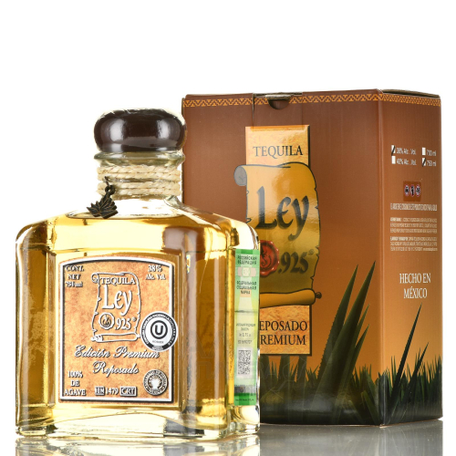 Текила Лей.925 Репосадо Премиум 38% 0,75л п/уп. Текила Мексика